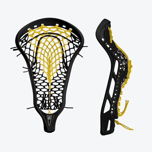 Limited Edition Purpose 10° Fade Mesh - Lacrosse Head Strung - Black