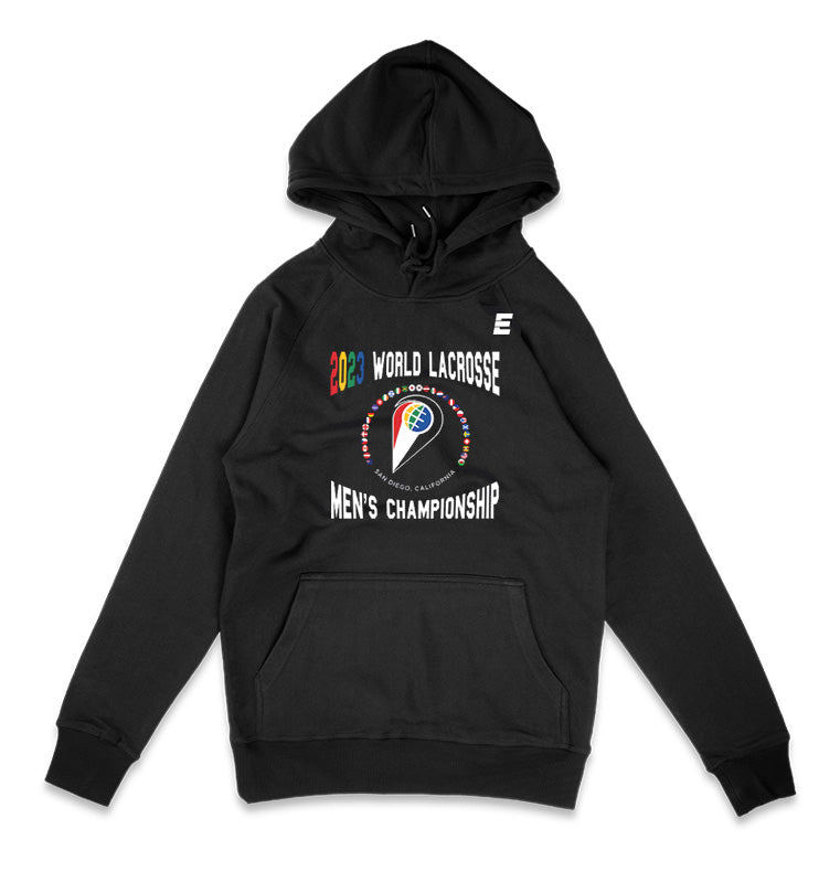 World Lacrosse Championship All Nation Youth Hooded Sweatshirt - Black